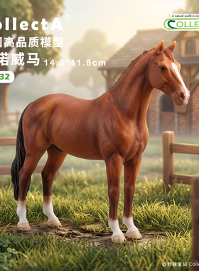 【88432汉诺威马(板栗色)】CollectA官方授权正版动物模型