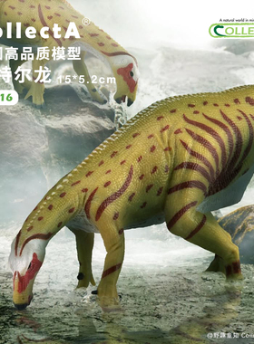 【88810曼特尔龙喝水】CollectA动物模型儿童仿真玩具早教礼物