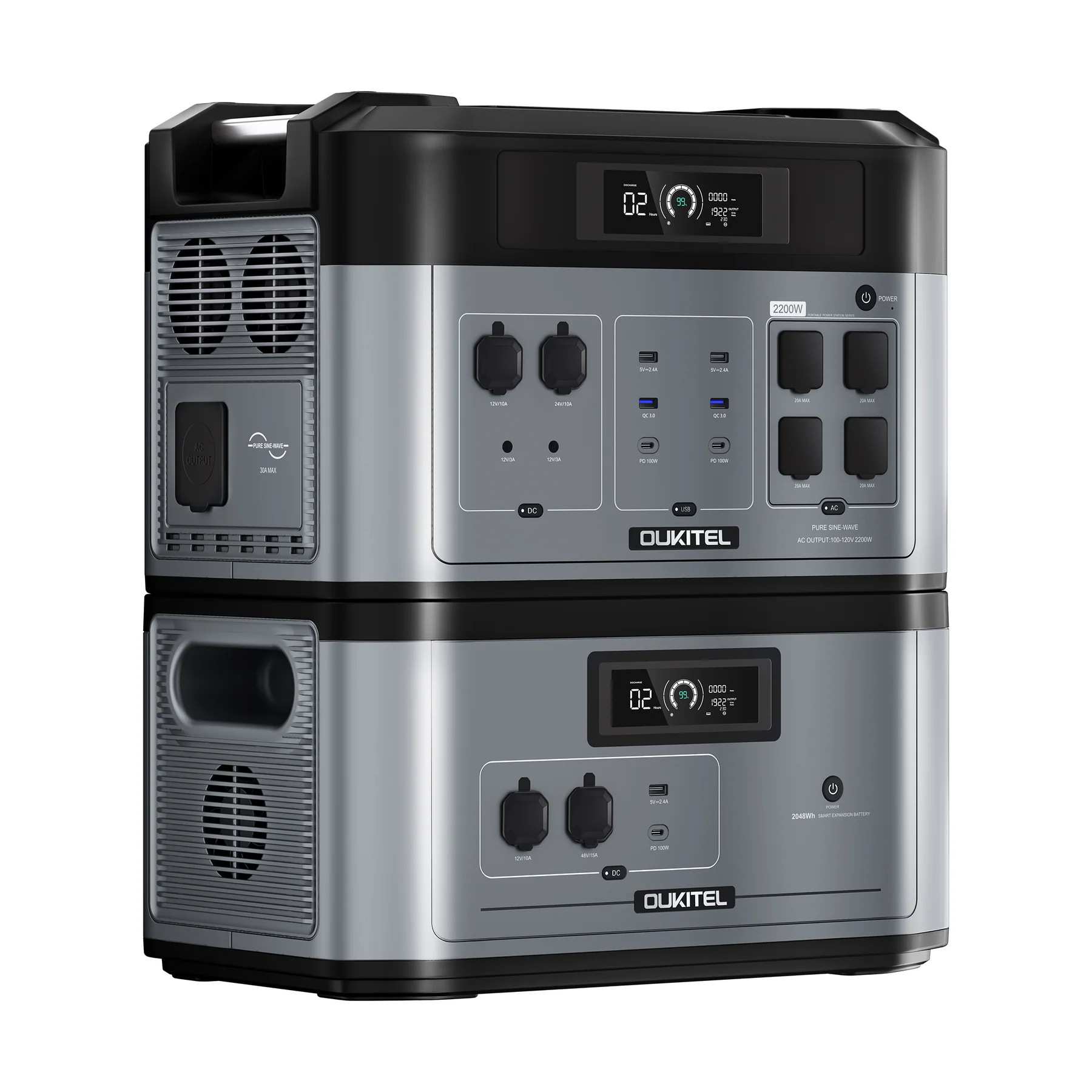 OUKITEL BP2000移动户外电源2200W2度电移动户外电源锂电池