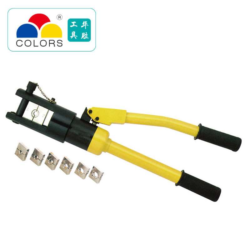 华胜工具YQ-120A快速液压钳 手动便携式多钳口端子压接钳