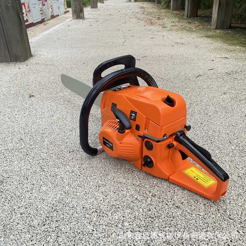 汽油手持伐木锯68CC大排量园林砍伐链条锯家用小型手持果园修剪锯