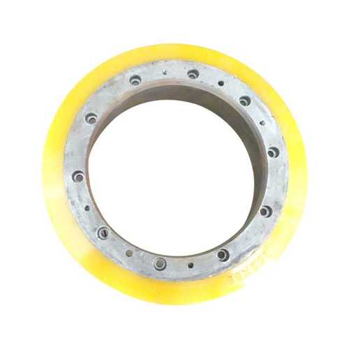 PU主轮转向轮 电动叉车配件230*70 聚氨酯轮货叉行走脚轮子厂家