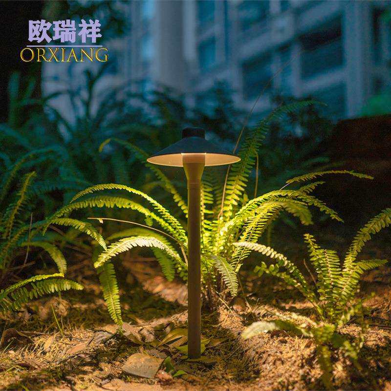 草坪灯户外防水led简约庭院别墅花园景观灯创意蘑菇灯路灯草地灯