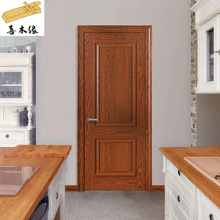 上海实木门橡胶木平开烤漆套装 室内简约房间门全屋