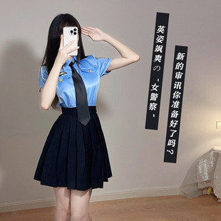 成熟御姐风空姐制服性感女警机长上衣ol女装 修身 丝袜显瘦职业套装