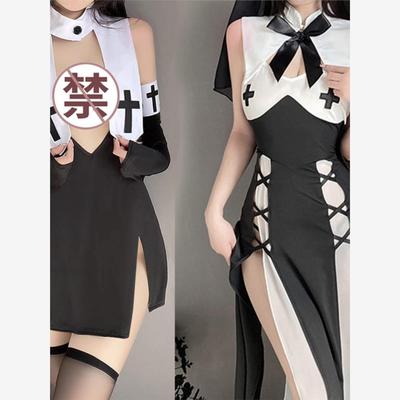 辣妹黑色吊带连衣裙女秋冬配大衣内搭小个子紧身包臀裙子网红长裙