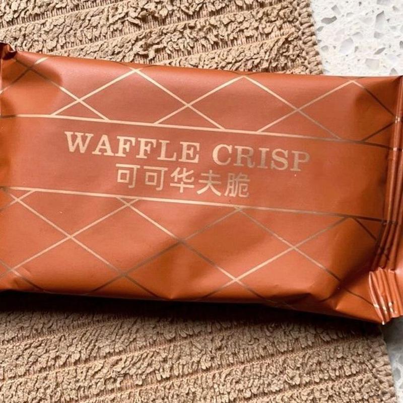 可可华夫脆饼干巧克力曲奇薄脆办公室曲奇解馋零食品整箱
