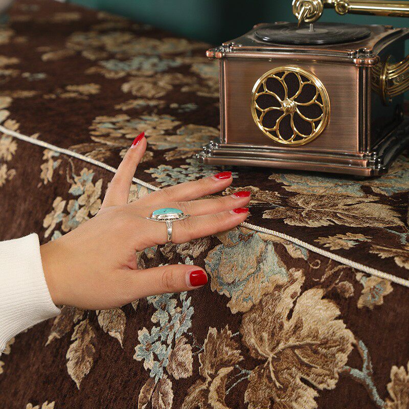 别墅级大户型g搭配【新品】欧式钢琴罩全罩防尘奢华绒布高档加厚