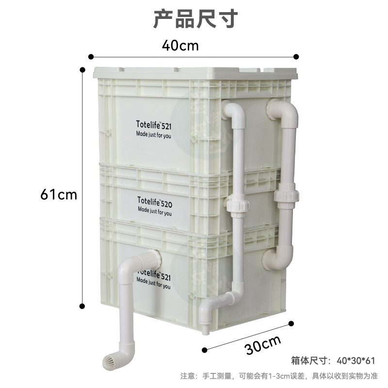 2023新款工业风m收纳箱兰寿鱼缸增氧培菌上置滴流盒上周转箱过滤,收纳整理,收纳箱,淘宝优惠券,粉丝福利购,淘宝优惠卷