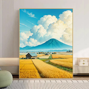 丰收的季节/diy数字油画填y充填色手绘油画解闷手工画心理解压画