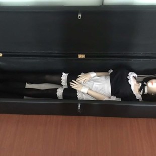 长条沙发凳密码锁实体娃娃收纳箱储物凳共享女Q友收藏箱子带锁凳