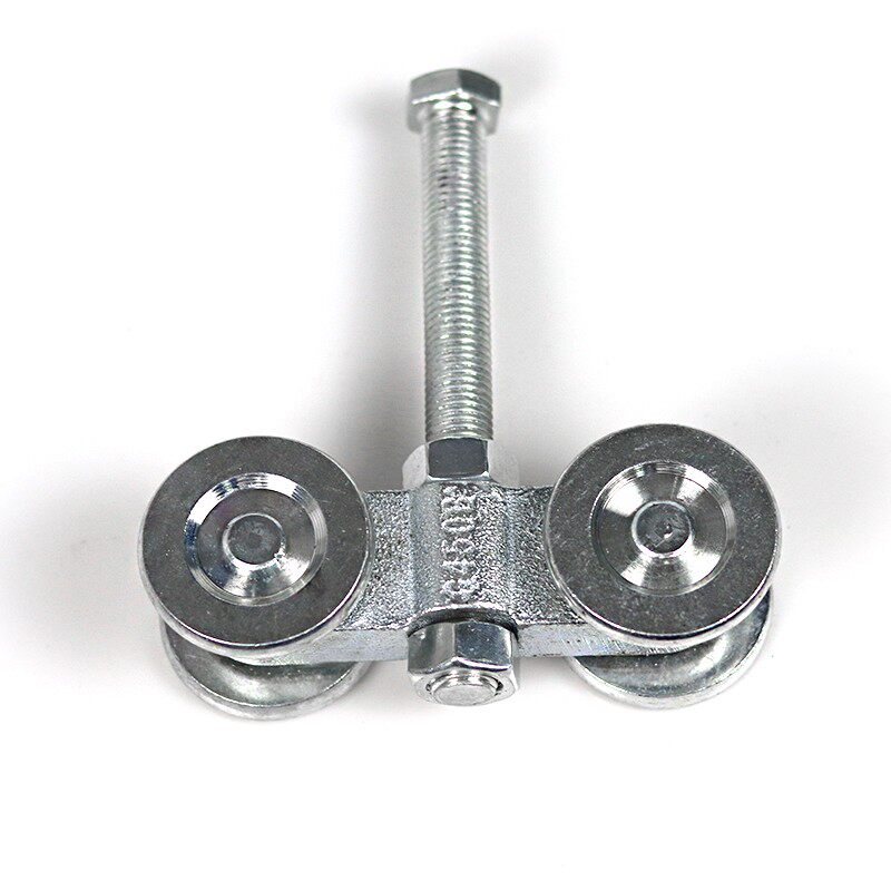 450重型吊轨g吊轮工业门滑道滑轮平移门轨道推拉厂房轴承滑轮槽钢