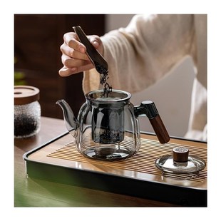 茶水v分离大容量加厚耐高温泡茶器家用高档 玻璃泡茶壶2024新款