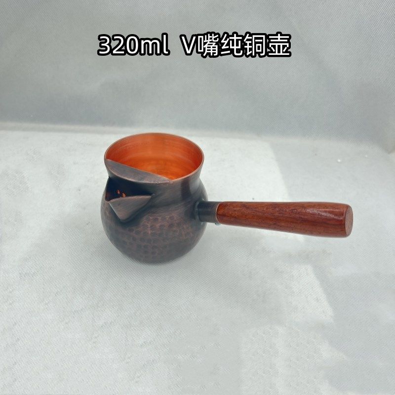 加厚侧把纯铜公道杯长把铜壶铜罐铜茶壶甘M肃陕西西安罐罐茶煮茶,餐饮具,茶壶,淘宝优惠券,粉丝福利购,淘宝优惠卷