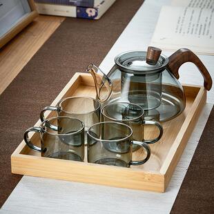 专用泡茶壶家用烧水单 围炉煮茶壶e炉子耐高温玻璃茶具蒸花茶套装