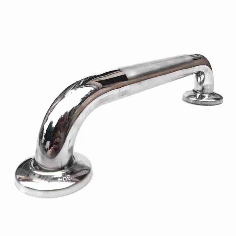 加厚不锈钢弯拉手提手把手 木门铁门玻璃门上螺丝焊接拉手304/201