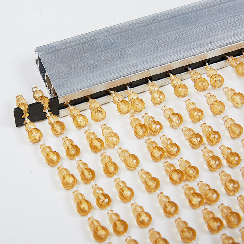 门帘珠帘隔断帘客厅屏风夏季防蚊蝇家用水晶珠子门帘装饰帘免打孔