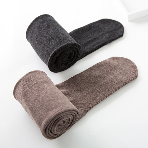 踩脚打底裤女薄款2020春秋加肥加大码高腰连脚纯棉胖mm显瘦连裤袜