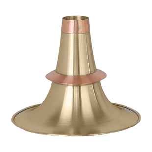 宏艺凤鸣唢呐乐器配件紫铜箍降B调全国不定调唢呐碗黄铜唢呐碗