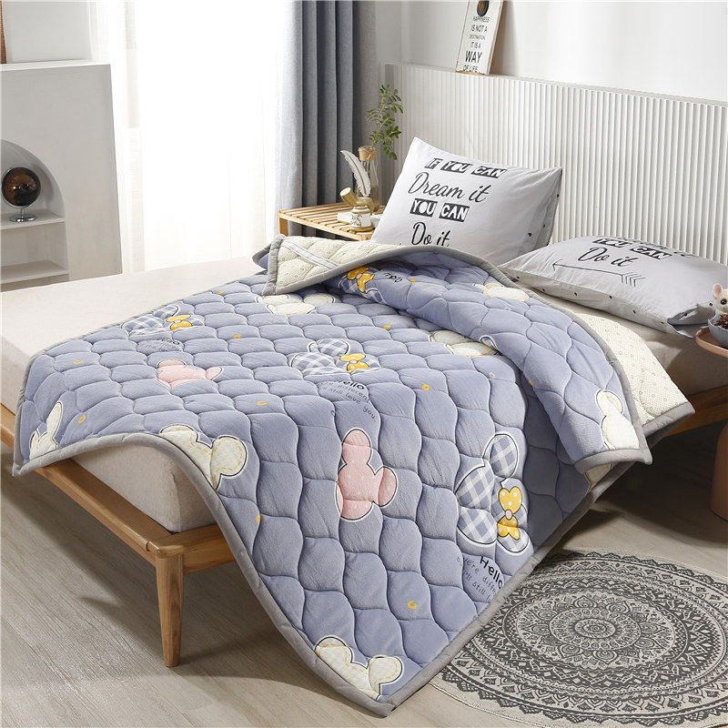 冬季加厚法兰绒床垫软垫保暖床褥子榻榻米防滑垫被学生宿舍床褥垫,床上用品,床垫/床褥/床护垫/榻榻米床垫,淘宝优惠券,粉丝福利购,淘宝优惠卷