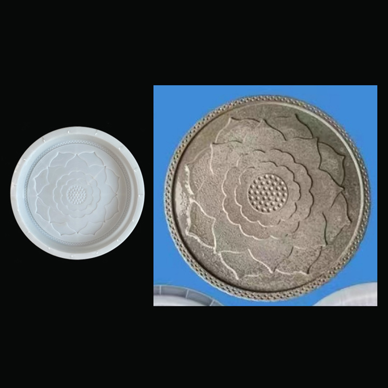 步汀踏步石模具地砖户外铺路花园庭院草坪脚踏垫脚水泥青石板模具