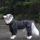 大狗边牧春夏狗狗雨衣四脚全包中大型犬防水弹力衣服宠物防雨金毛