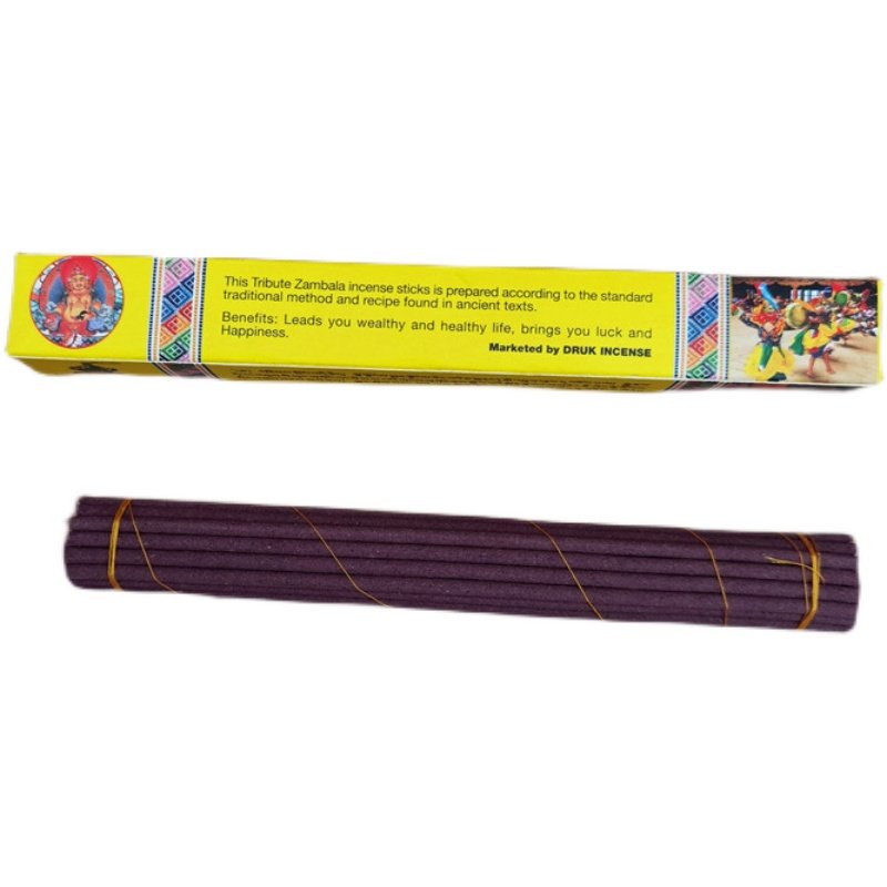 不丹皇室御用手工线香雷龙藏香幸福香瑜伽静心修行礼佛香供奉藏香