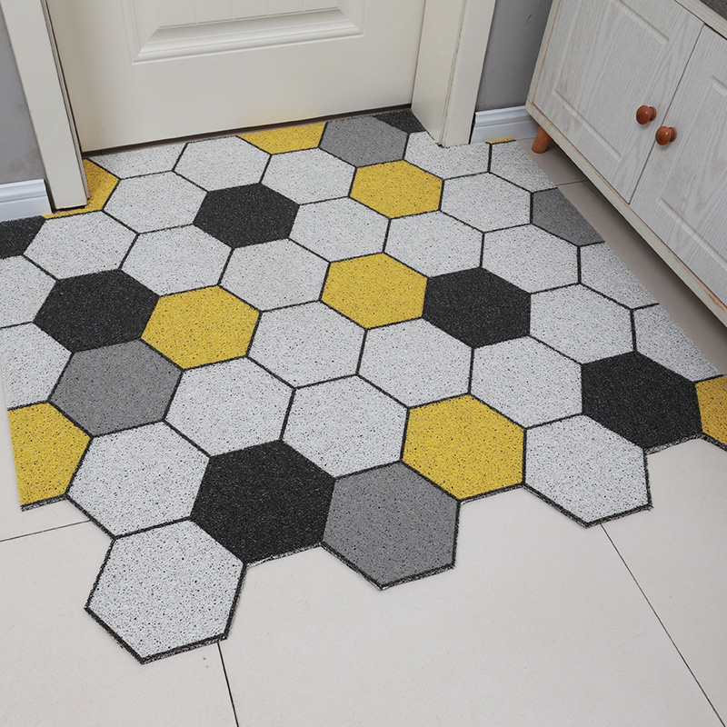 入户地垫可裁剪丝圈门垫进门玄关家用垫子防滑地毯北欧丝圈脚垫子