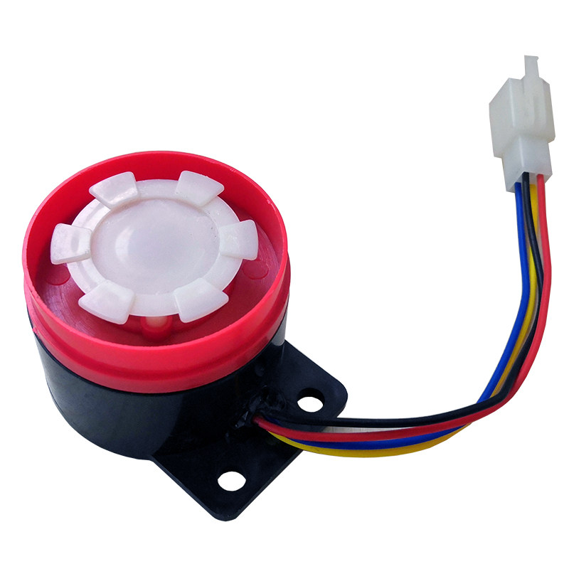 4860V通用语音自检喇叭4线电动三轮车前进倒车转向四合一语音喇叭