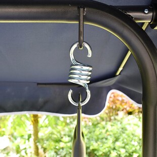 户外秋千帐篷顶布座椅布摇椅坐垫塑料五金螺丝配件吊杆挂钩零件