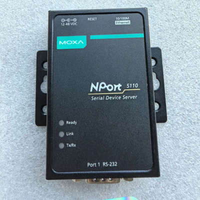 议价全新台湾MOXA摩莎 NPort 5110 串口转网口服务器