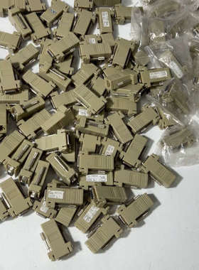 RJ45网口转串口RS232模块，DB9针转换头母头。实图拍议价