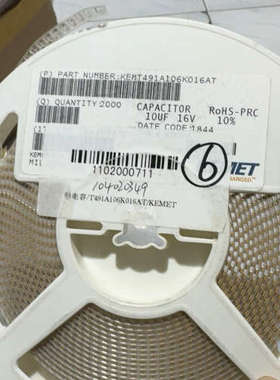 原装钽电容KEMT491A106K16AT有需要的联系，10议价