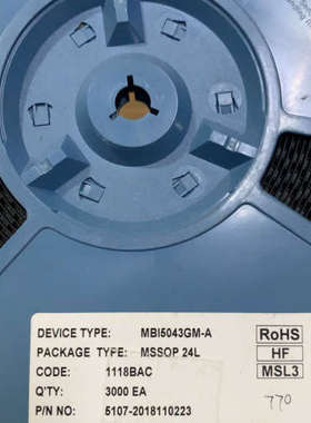 全新原装 MBI5043GM 贴片MSSOP-24 LED照议价