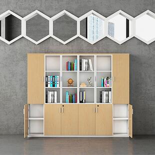 文件柜资料柜矮柜简易办公柜木质简约现代储物柜档案财务办公柜子