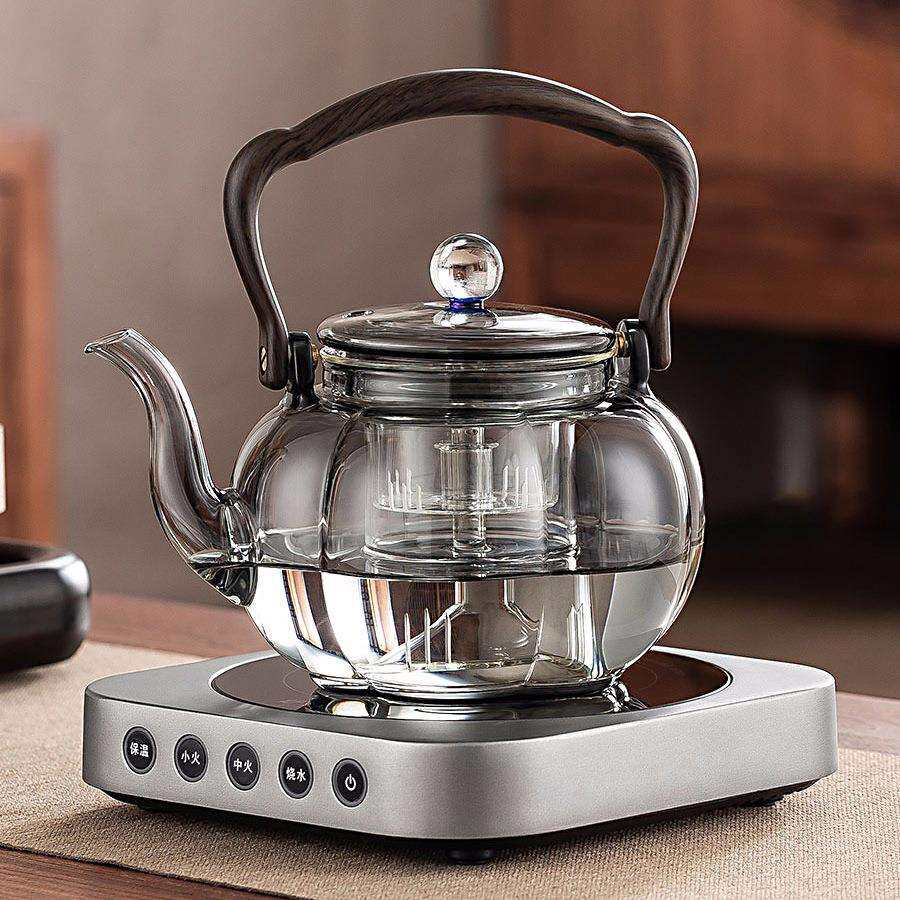 电陶炉玻璃煮茶壶2026新款加厚烧水泡茶壶套装耐高温煮茶器煮茶炉