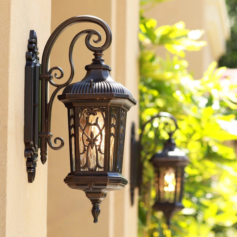 欧式户外防水壁灯庭院室外别墅露台大门墙壁外墙过道灯复古接电款,电子元器件市场,电线扎带/束线带,淘宝优惠券,粉丝福利购,淘宝优惠卷