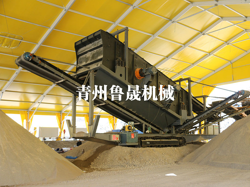 滚筒振动筛沙机自动泥石分离