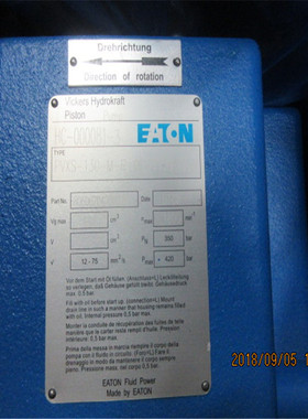 伊顿 PVXS-180M04R0001R01SVVAD 柱塞泵  钢厂专用