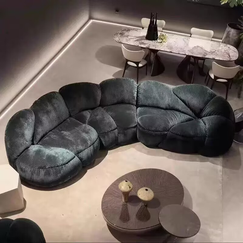 北欧轻奢设计师转角沙发