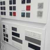 金属太空铝面智能开关外壳 田字格塑料全套配件智能家居开发板