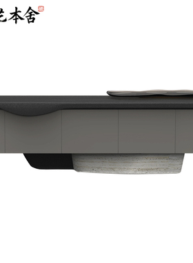 榫艺本舍/北欧轻奢样板间收纳 DOLMEN A SIDEBOARD客厅餐厅餐边柜