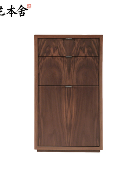 榫艺本舍/意式轻奢简约 wishbon e 3-drawer cabinet置物卧室斗柜