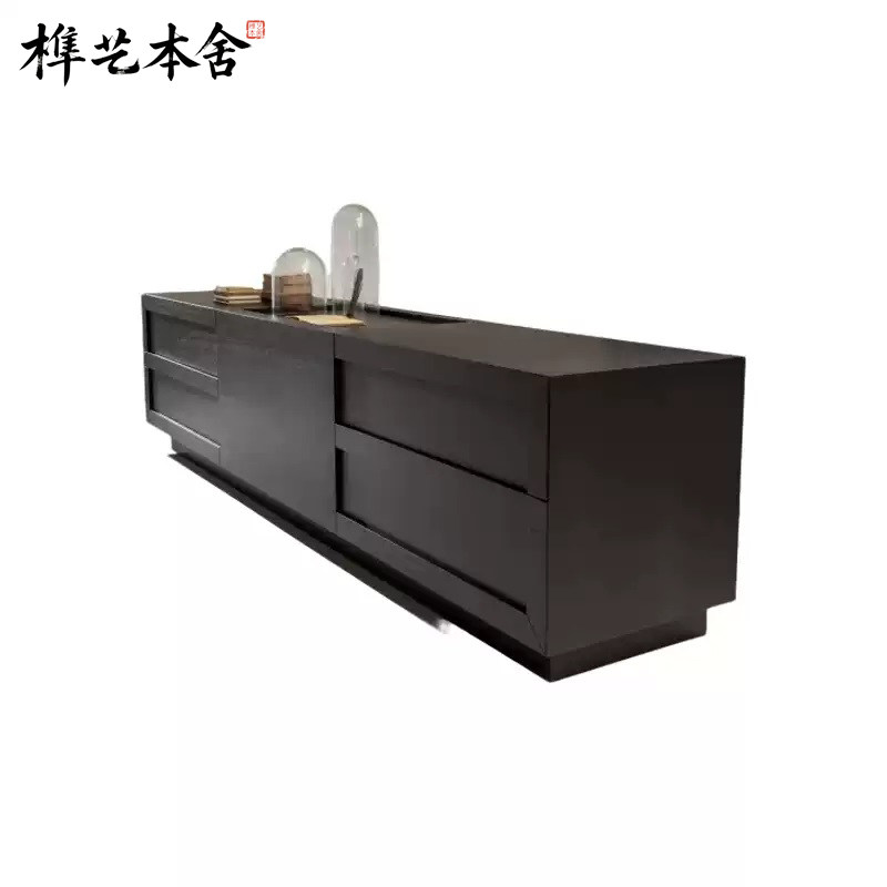北欧现代简约餐边柜多格收纳