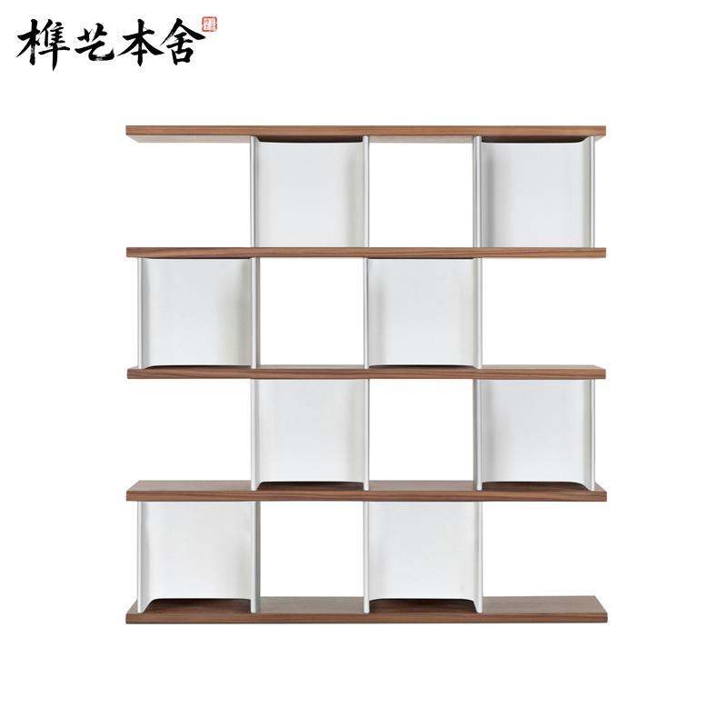 榫艺本舍/意式极简艺术设计客厅置物展示架KASPAR/卡斯帕书房书架