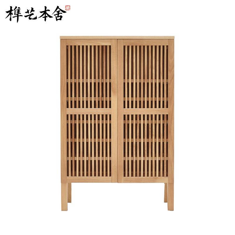 意式样板间客厅红木色-80cm储藏