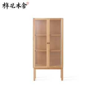 榫艺本舍/北欧轻奢大户型设计 Curiosity Cabinet 家用实木陈列柜