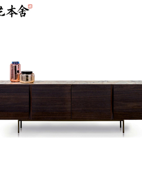 榫艺本舍/意式极简大平层设计 Thema H Sideboard 餐厅客厅餐边柜