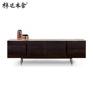 榫艺本舍/意式极简大平层设计 Thema H Sideboard 餐厅客厅餐边柜