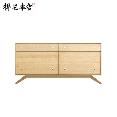 榫艺本舍/意式极简家用astrid6 drawers dresser阿斯特丽德梳妆台